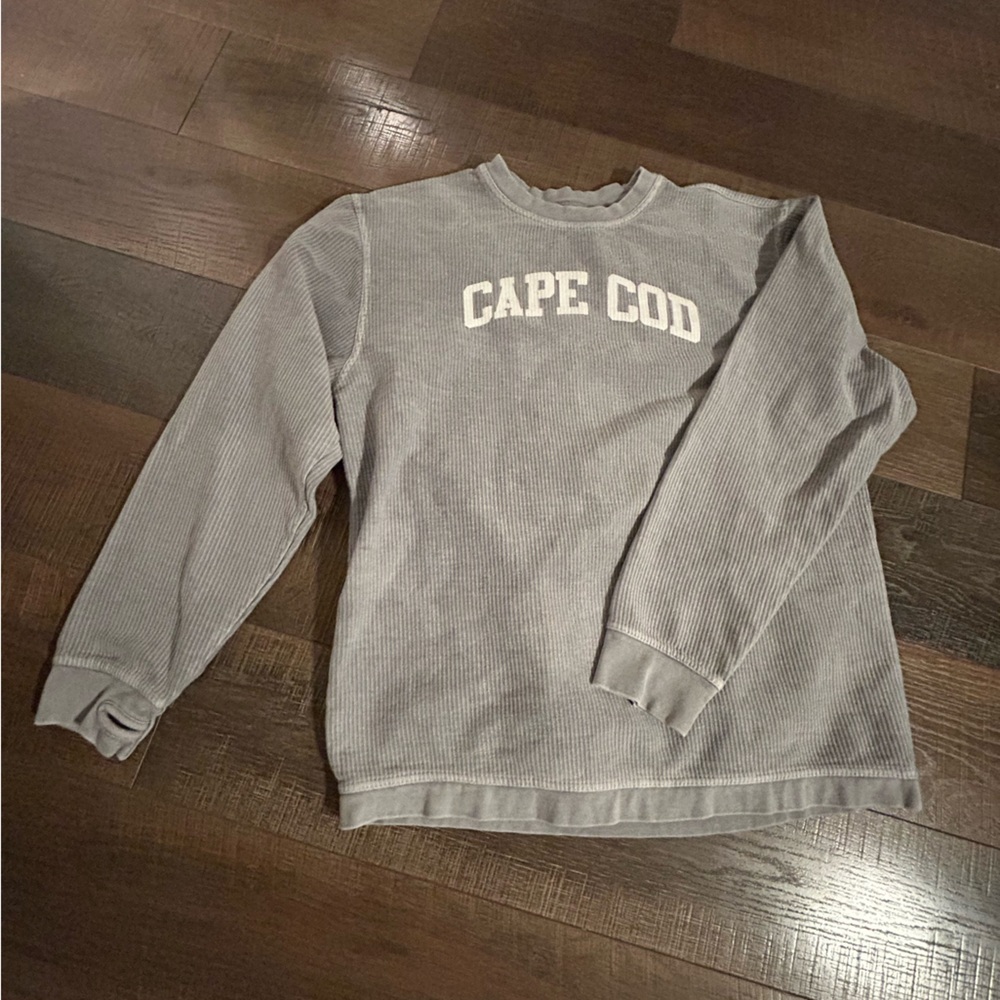 Ribbed Cape Cod crew neck large women’s
